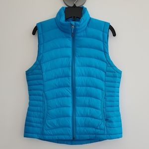 Sky Blue ultra light packable down vest